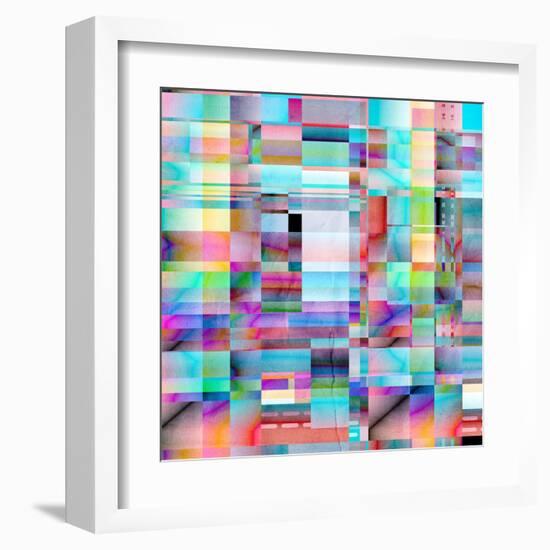 Abstract Bright Background-Tanor-Framed Art Print