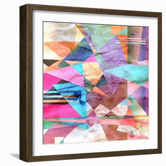 Abstract Bright Background-Tanor-Framed Art Print