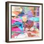 Abstract Bright Background-Tanor-Framed Art Print