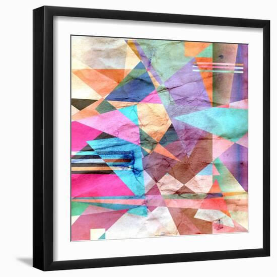 Abstract Bright Background-Tanor-Framed Art Print