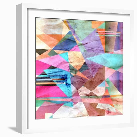 Abstract Bright Background-Tanor-Framed Art Print