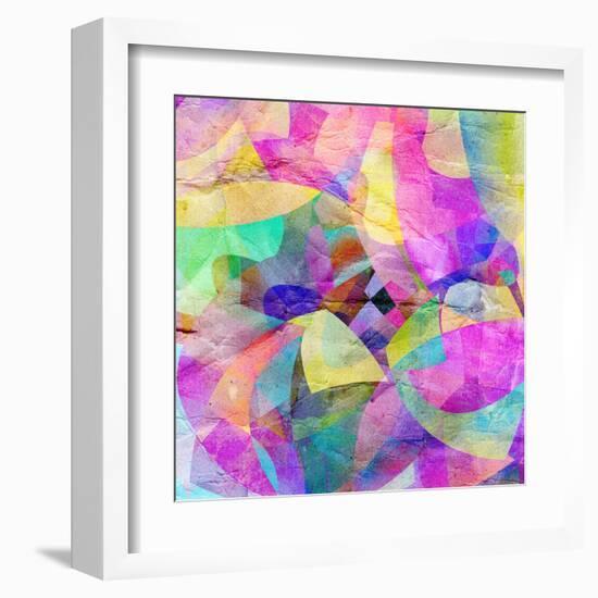 Abstract Bright Background-Tanor-Framed Art Print