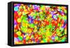 Abstract Bright Bokeh Background-Dink101-Framed Stretched Canvas