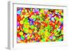 Abstract Bright Bokeh Background-Dink101-Framed Art Print