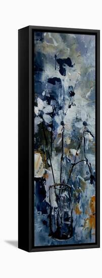 Abstract Bunch Of Flowers-Pol Ledent-Framed Stretched Canvas