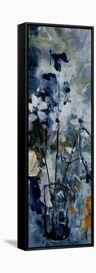 Abstract Bunch Of Flowers-Pol Ledent-Framed Stretched Canvas