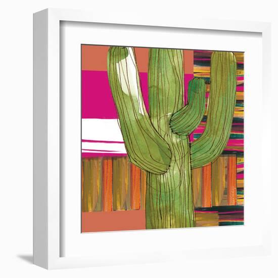 Abstract Cactus-Robbin Rawlings-Framed Art Print