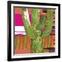 Abstract Cactus-Robbin Rawlings-Framed Art Print