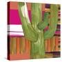 Abstract Cactus-Robbin Rawlings-Stretched Canvas