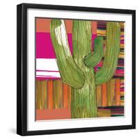 Abstract Cactus-Robbin Rawlings-Framed Art Print