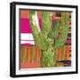 Abstract Cactus-Robbin Rawlings-Framed Art Print