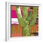 Abstract Cactus-Robbin Rawlings-Framed Art Print