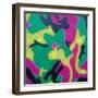 Abstract Camo-Abstract Graffiti-Framed Giclee Print