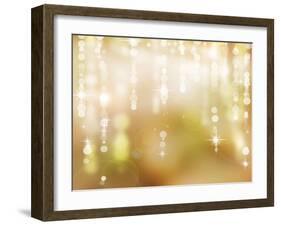 Abstract Christmas Background, Holiday Abstract Background-Subbotina Anna-Framed Art Print