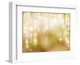 Abstract Christmas Background, Holiday Abstract Background-Subbotina Anna-Framed Art Print