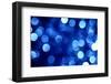 Abstract Christmas Lights as Background-Liang Zhang-Framed Photographic Print