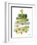 Abstract Christmas Tree I-Lanie Loreth-Framed Art Print