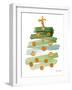 Abstract Christmas Tree I-Lanie Loreth-Framed Art Print