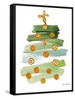 Abstract Christmas Tree I-Lanie Loreth-Framed Stretched Canvas