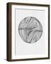 Abstract Circle Pattern I-Eline Isaksen-Framed Art Print