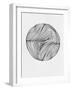 Abstract Circle Pattern I-Eline Isaksen-Framed Art Print