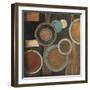 Abstract Circles I-Kimberly Poloson-Framed Art Print