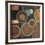 Abstract Circles I-Kimberly Poloson-Framed Art Print