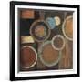 Abstract Circles I-Kimberly Poloson-Framed Art Print