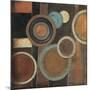 Abstract Circles I-Kimberly Poloson-Mounted Art Print