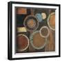 Abstract Circles I-Kimberly Poloson-Framed Art Print