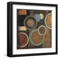 Abstract Circles I-Kimberly Poloson-Framed Art Print