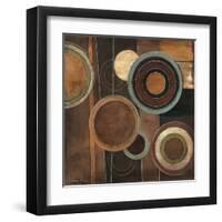 Abstract Circles II-Kimberly Poloson-Framed Art Print