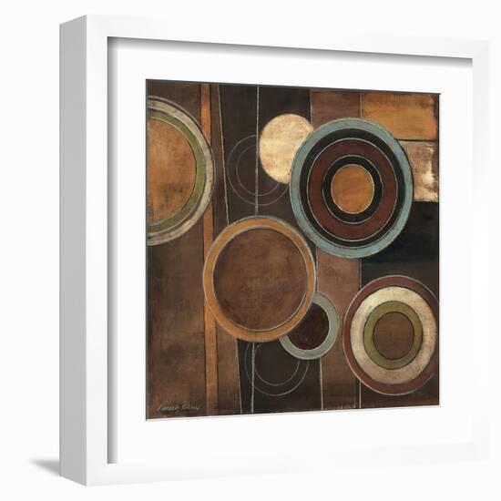 Abstract Circles II-Kimberly Poloson-Framed Art Print
