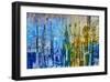 Abstract City Perspective I-Jean-François Dupuis-Framed Art Print