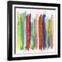 Abstract City Primary-Susan Jill-Framed Art Print