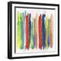 Abstract City Primary-Susan Jill-Framed Art Print