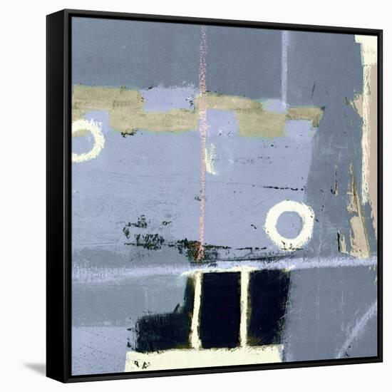 Abstract City View II-Ricki Mountain-Framed Stretched Canvas