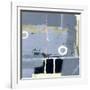 Abstract City View II-Ricki Mountain-Framed Art Print