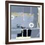 Abstract City View II-Ricki Mountain-Framed Art Print