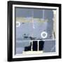 Abstract City View II-Ricki Mountain-Framed Art Print