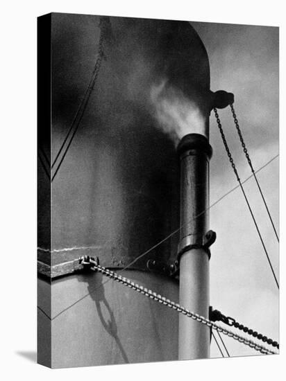 Abstract Close Up of Merchant Ship Steam Whistle-Peter Von Cornelius-Stretched Canvas