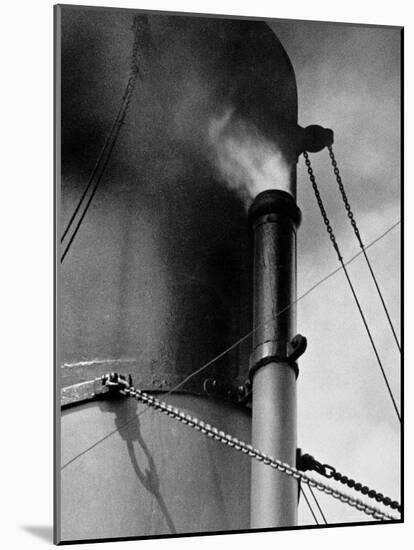 Abstract Close Up of Merchant Ship Steam Whistle-Peter Von Cornelius-Mounted Photographic Print