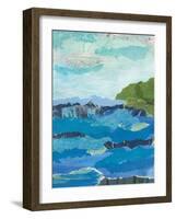 Abstract Coastal IV-Courtney Prahl-Framed Art Print