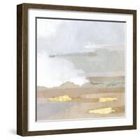 Abstract Coastland I-Victoria Borges-Framed Art Print