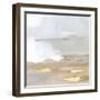 Abstract Coastland I-Victoria Borges-Framed Art Print