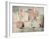 Abstract Cocktail Party 4 - Pastel-Gabriela Villarreal-Framed Art Print