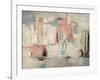 Abstract Cocktail Party 4 - Pastel-Gabriela Villarreal-Framed Art Print