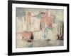 Abstract Cocktail Party 4 - Pastel-Gabriela Villarreal-Framed Art Print