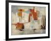 Abstract Cocktail Party 4-Gabriela Villarreal-Framed Art Print