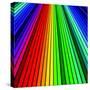 Abstract Color Background Spectrum Lines-Lukas Kurka-Stretched Canvas